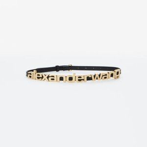 Alexander Wang Metal Logo Belt